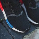 Adidas-26 阿迪達斯陳冠希代言NMD Runner Primeknit爆米花黑色運動鞋休閒鞋