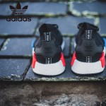 Adidas-26 阿迪達斯陳冠希代言NMD Runner Primeknit爆米花黑色運動鞋休閒鞋