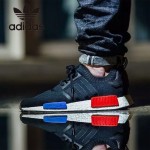 Adidas-26 阿迪達斯陳冠希代言NMD Runner Primeknit爆米花黑色運動鞋休閒鞋