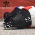 Adidas-26 阿迪達斯陳冠希代言NMD Runner Primeknit爆米花黑色運動鞋休閒鞋