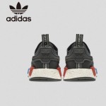 Adidas-26 阿迪達斯陳冠希代言NMD Runner Primeknit爆米花黑色運動鞋休閒鞋