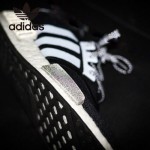 Adidas-25 阿迪達斯陳冠希代言NMD Runner Primeknit爆米花黑色運動鞋休閒鞋