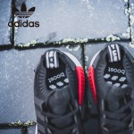 Adidas-26 阿迪達斯陳冠希代言NMD Runner Primeknit爆米花黑色運動鞋休閒鞋