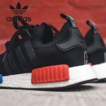 Adidas-26 阿迪達斯陳冠希代言NMD Runner Primeknit爆米花黑色運動鞋休閒鞋