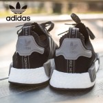 Adidas-25 阿迪達斯陳冠希代言NMD Runner Primeknit爆米花黑色運動鞋休閒鞋