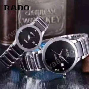 RADO-0119-2 時尚情侶款CENTRIX晶萃系列R30927722閃亮銀陶瓷石英腕錶