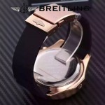 BREITLING-057-6 時尚精英男士賓利系列黑色超大錶盤硅膠款腕錶