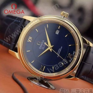 OMEGA-168-011 歐米茄碟飛典雅系列同心圓表盤日歷窗口男士腕表