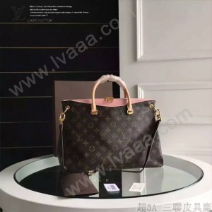 LV M40906-03 最新款女包新款手提包單肩斜挎時尚Pallas原版皮手袋
