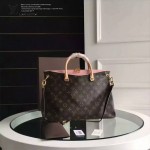 LV M40906-03 最新款女包新款手提包單肩斜挎時尚Pallas原版皮手袋