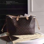 LV M40990-01 新款時尚女士NEVERFULL大號原版皮購物袋