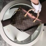 LV M40906-03 最新款女包新款手提包單肩斜挎時尚Pallas原版皮手袋