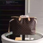 LV M40990-02 新款時尚女士NEVERFULL大號原版皮購物袋