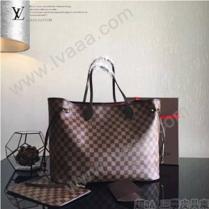 LV N41357-01 人氣熱銷經典款NEVERFULL大號原版皮購物袋