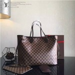 LV N41357-01 人氣熱銷經典款NEVERFULL大號原版皮購物袋