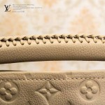 LV M93448-01 時尚經典款ARTSY系列原版皮配全皮壓花女士肩背包
