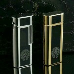 Chrome Hearts打火機-02 克羅心高檔男女款銀色/土豪金進口砂輪充氣打火機點煙器