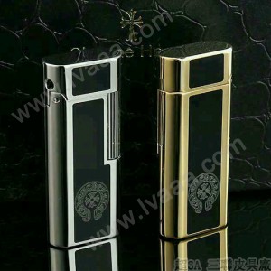 Chrome Hearts打火機-02 克羅心高檔男女款銀色/土豪金進口砂輪充氣打火機點煙器