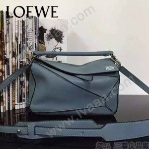 Loewe-051 專櫃時尚新款loewe puzzle mini系列原版小牛皮手提斜挎包