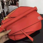 Loewe-051-04 專櫃時尚新款loewe puzzle mini系列原版小牛皮手提斜挎包