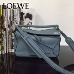 Loewe-051 專櫃時尚新款loewe puzzle mini系列原版小牛皮手提斜挎包