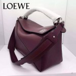 Loewe-050-05 專櫃時尚新款loewe puzzle系列原版小牛皮手提斜挎包