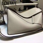 Loewe-050 專櫃時尚新款loewe puzzle系列原版小牛皮手提斜挎包