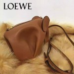 Loewe-045-01 專櫃時尚新款Elephant Mlnl Bag系列原版小牛皮小象包