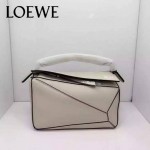 Loewe-051-08 專櫃時尚新款loewe puzzle mini系列原版小牛皮手提斜挎包