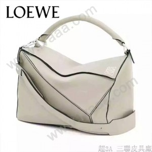 Loewe-050 專櫃時尚新款loewe puzzle系列原版小牛皮手提斜挎包