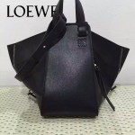 Loewe-049-02 專櫃時尚新款Hammock Bag系列原版小牛皮手挽肩背包