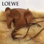 Loewe-045-01 專櫃時尚新款Elephant Mlnl Bag系列原版小牛皮小象包