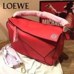 Loewe-050-06 專櫃時尚新款loewe puzzle系列原版小牛皮手提斜挎包