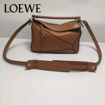 Loewe-051-02 專櫃時尚新款loewe puzzle mini系列原版小牛皮手提斜挎包