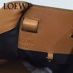 Loewe-049-01 專櫃時尚新款Hammock Bag系列原版小牛皮手挽肩背包