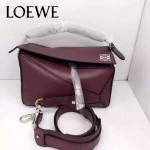 Loewe-051-09 專櫃時尚新款loewe puzzle mini系列原版小牛皮手提斜挎包