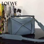 Loewe-051 專櫃時尚新款loewe puzzle mini系列原版小牛皮手提斜挎包