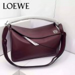 Loewe-050-05 專櫃時尚新款loewe puzzle系列原版小牛皮手提斜挎包