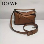 Loewe-051-02 專櫃時尚新款loewe puzzle mini系列原版小牛皮手提斜挎包