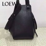 Loewe-049-02 專櫃時尚新款Hammock Bag系列原版小牛皮手挽肩背包