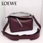 Loewe-051-09 專櫃時尚新款loewe puzzle mini系列原版小牛皮手提斜挎包