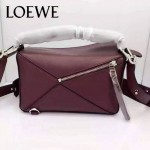 Loewe-051-09 專櫃時尚新款loewe puzzle mini系列原版小牛皮手提斜挎包