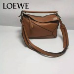 Loewe-051-02 專櫃時尚新款loewe puzzle mini系列原版小牛皮手提斜挎包