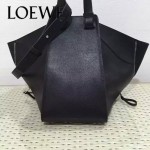 Loewe-049-02 專櫃時尚新款Hammock Bag系列原版小牛皮手挽肩背包