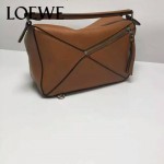 Loewe-051-02 專櫃時尚新款loewe puzzle mini系列原版小牛皮手提斜挎包
