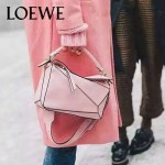 Loewe-051-05 專櫃時尚新款loewe puzzle mini系列原版小牛皮手提斜挎包