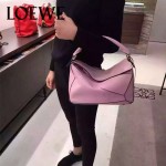 Loewe-050-04 專櫃時尚新款loewe puzzle系列原版小牛皮手提斜挎包