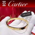 CARTIER飾品-03 專櫃經典款love系列18k金鑲鑽螺絲情侶款手鐲