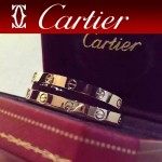 CARTIER飾品-04 專櫃經典款love系列18k金螺絲情侶款手鐲