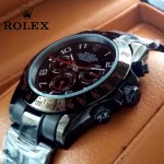 ROLEX-015-5 時尚精英款宇宙型迪通拿槍色陶瓷腕錶